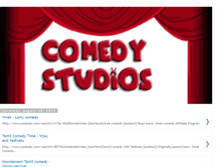 Tablet Screenshot of comedy.tamilstudios.com